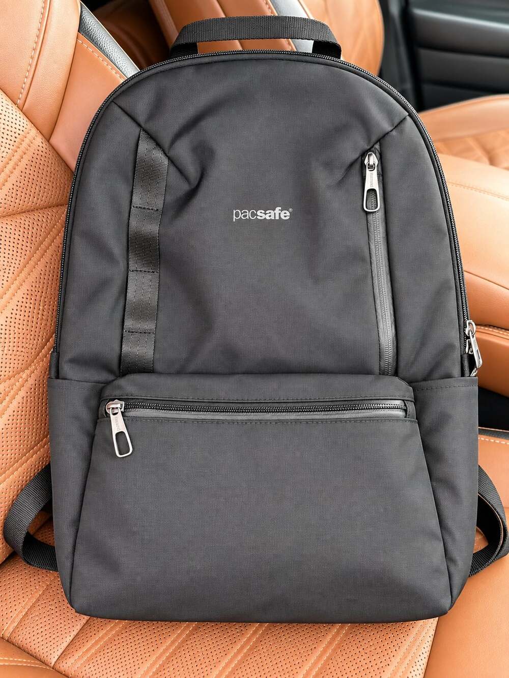 Pacsafe Anti-Theft Laptop Backpack Black Travel Work Bag